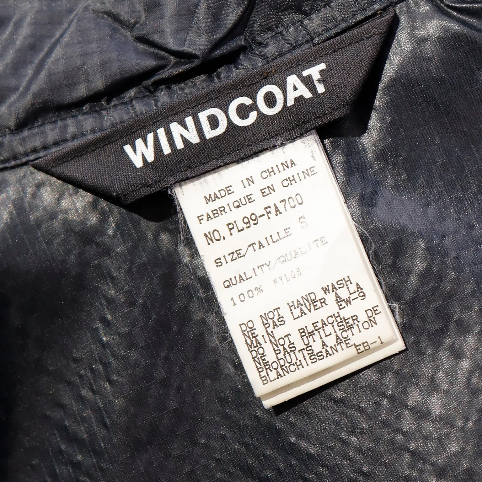 1990s Issey Miyake Vintage Windcoat With Hood Converts Into A Bag