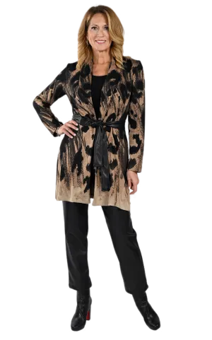 Animal Print Cardigan