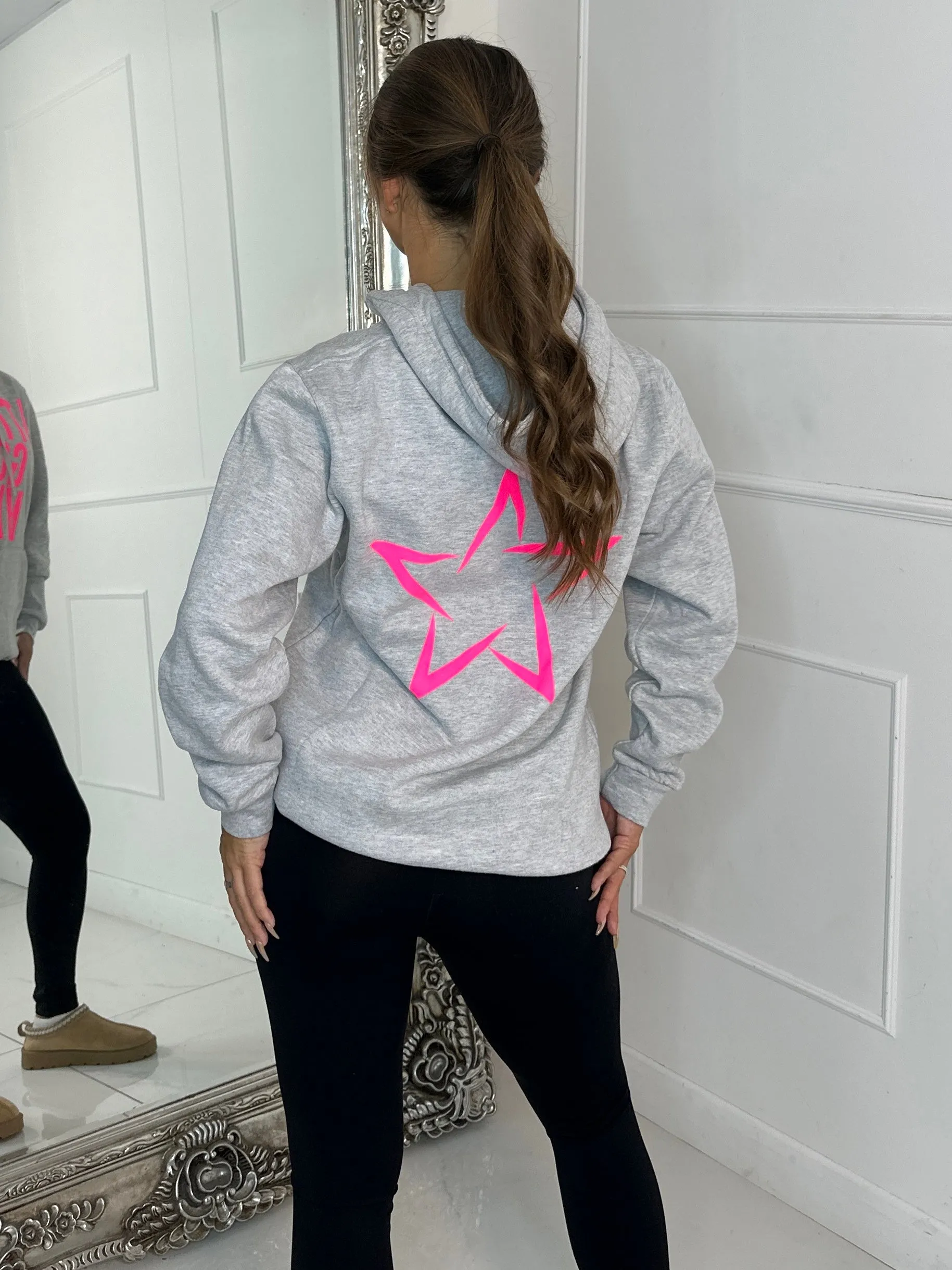 Attract Good Vibes Hoodie - Grey