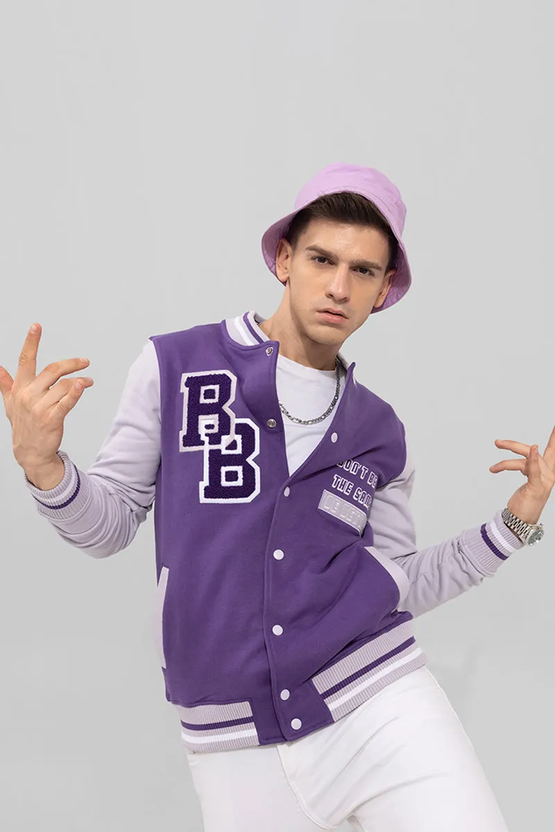 Be Better Purple Varsity Jacket