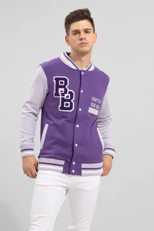 Be Better Purple Varsity Jacket