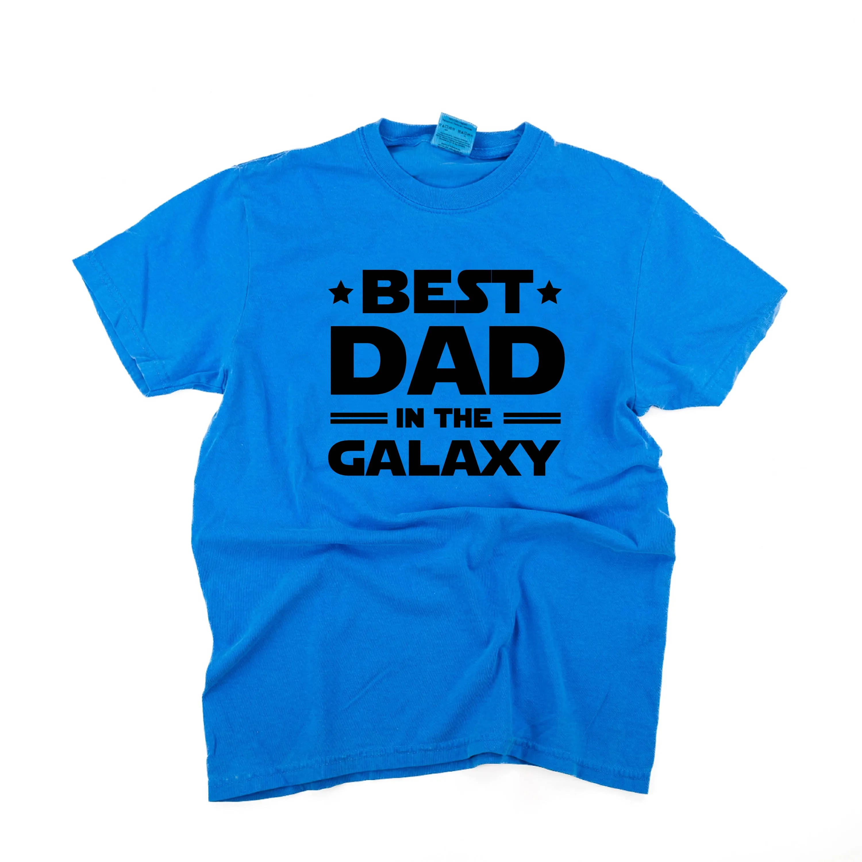 Best Dad in the Galaxy - SHORT SLEEVE COMFORT COLORS TEE