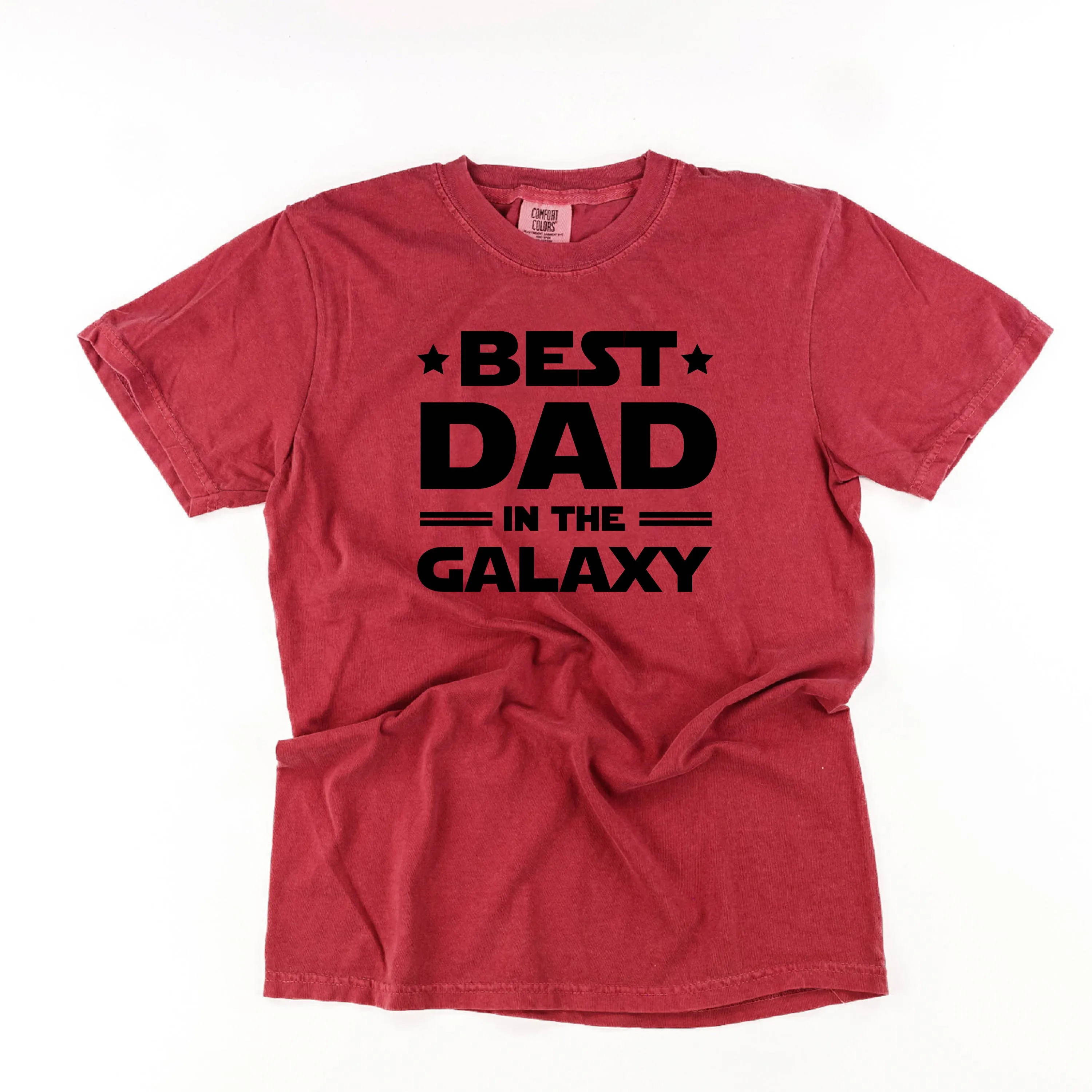 Best Dad in the Galaxy - SHORT SLEEVE COMFORT COLORS TEE