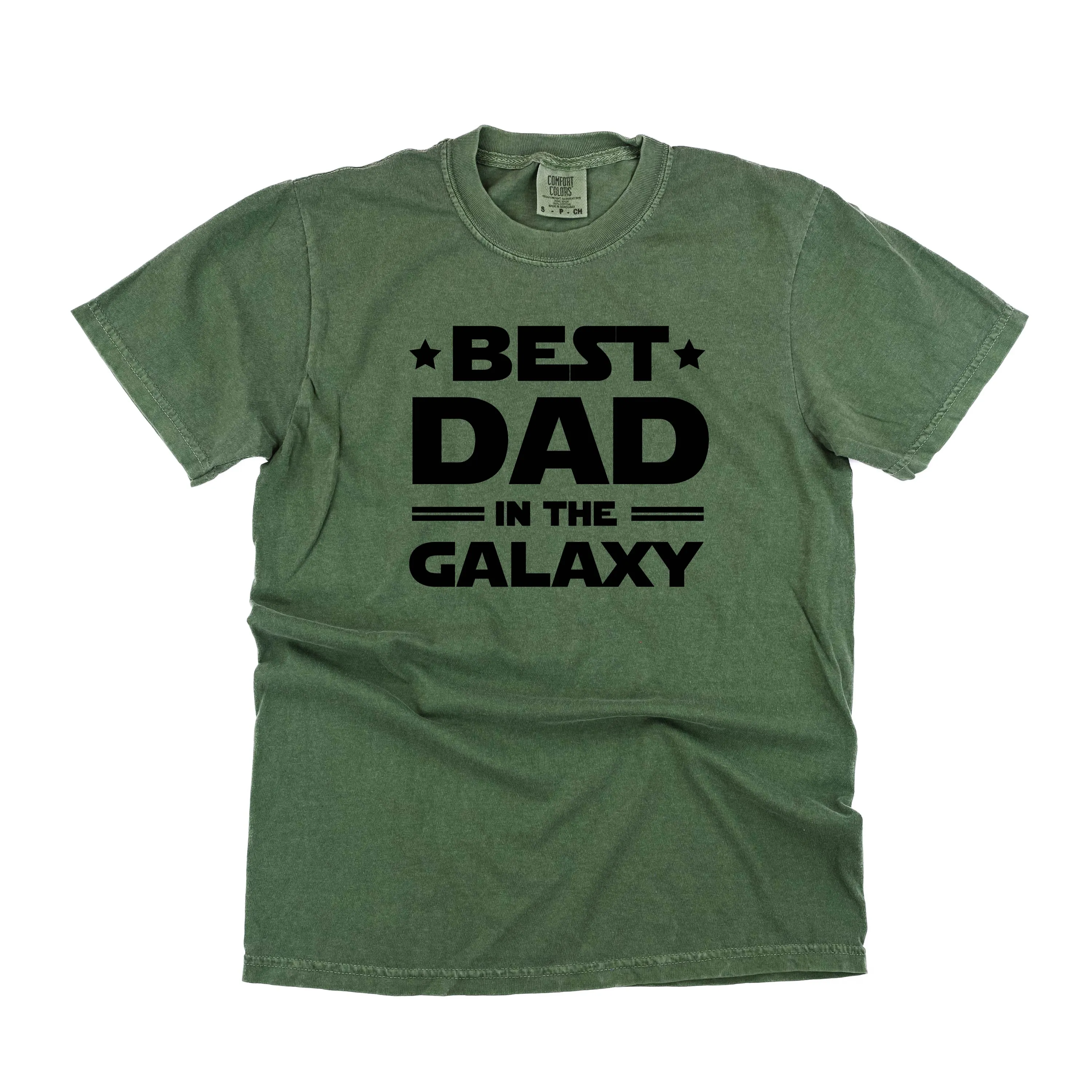 Best Dad in the Galaxy - SHORT SLEEVE COMFORT COLORS TEE