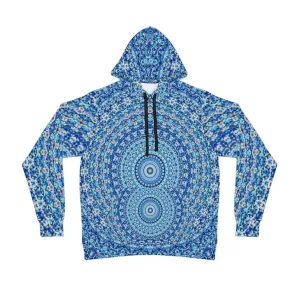 Blue Mandala - Inovax Athletic Hoodie