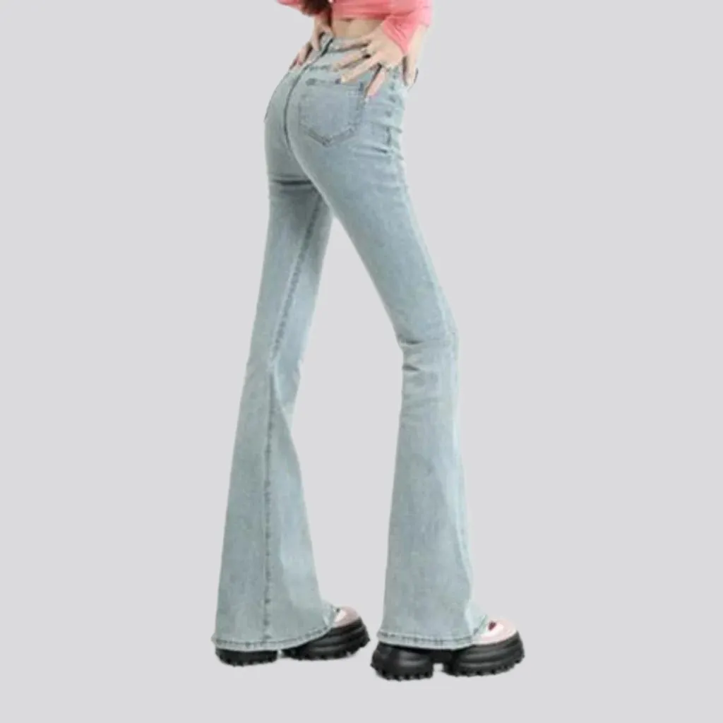 Bootcut women street jeans