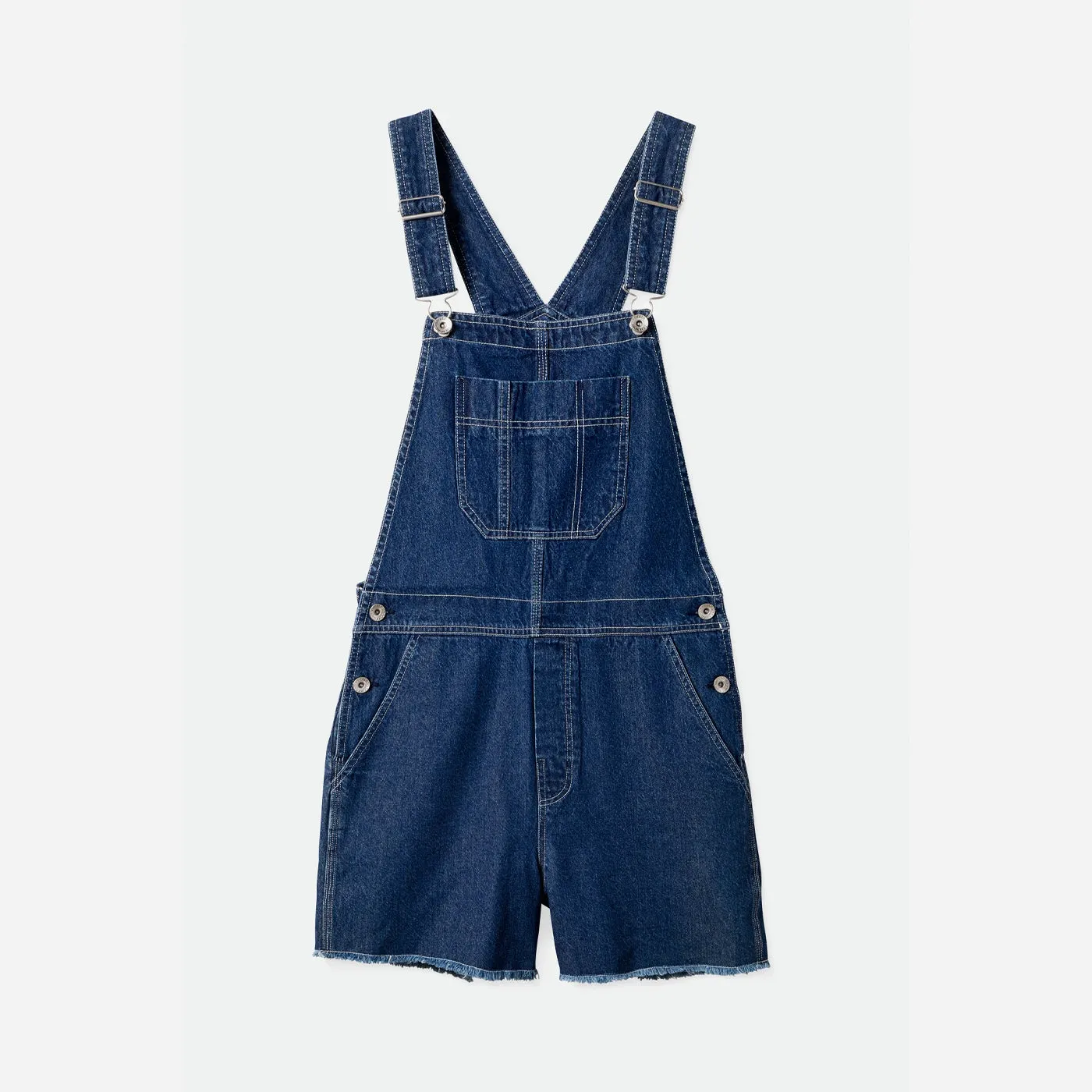 Brixton | Christina Short Overall | Indigo Rinse