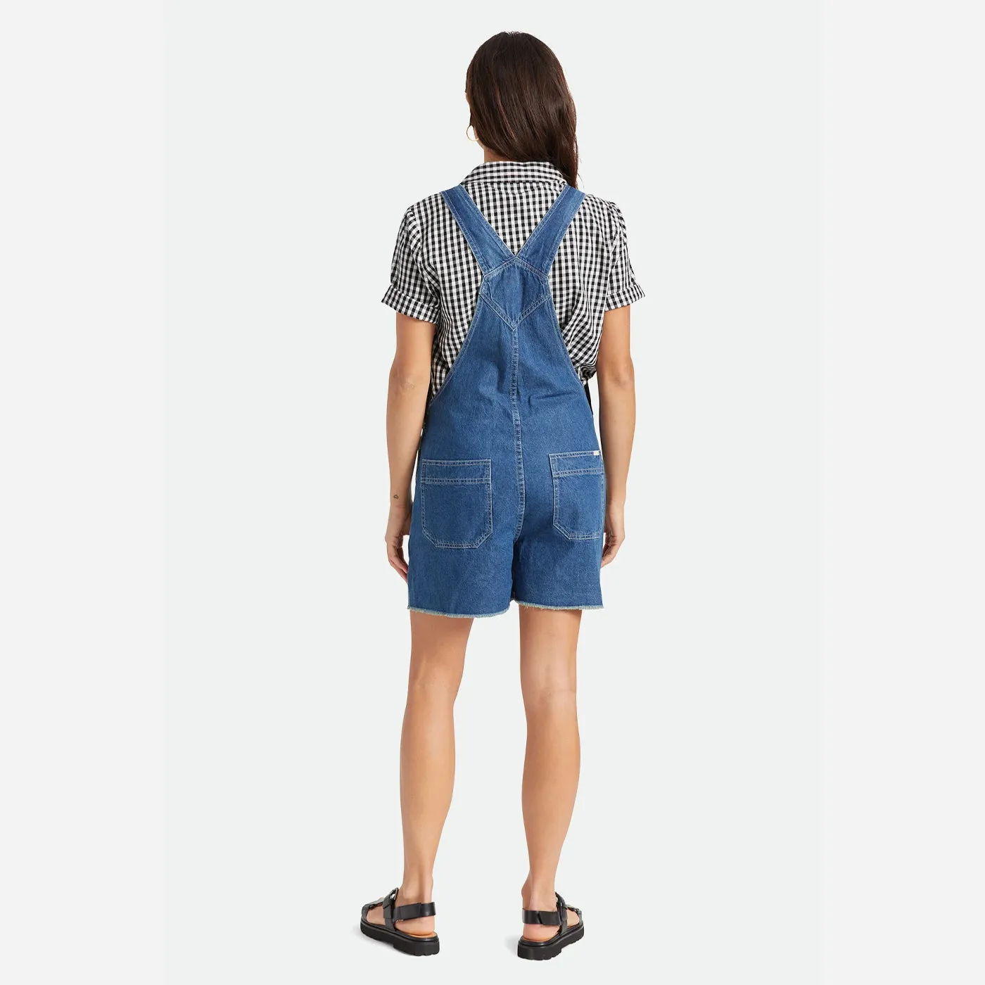 Brixton | Christina Short Overall | Indigo Rinse