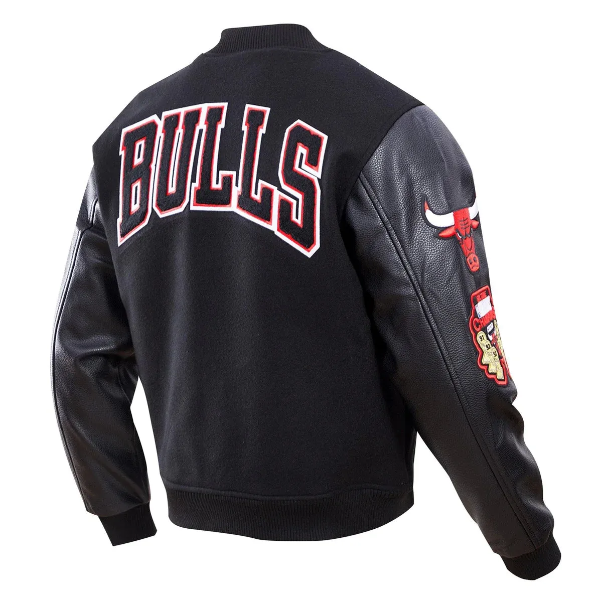 Chicago Bulls Black Varsity Jacket