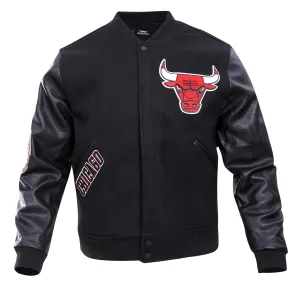 Chicago Bulls Black Varsity Jacket