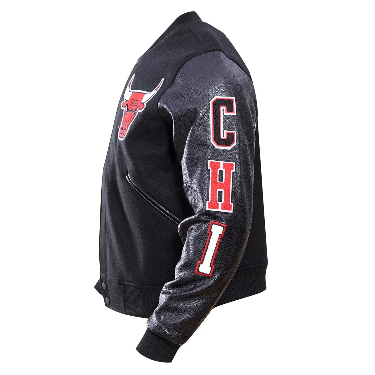 Chicago Bulls Black Varsity Jacket