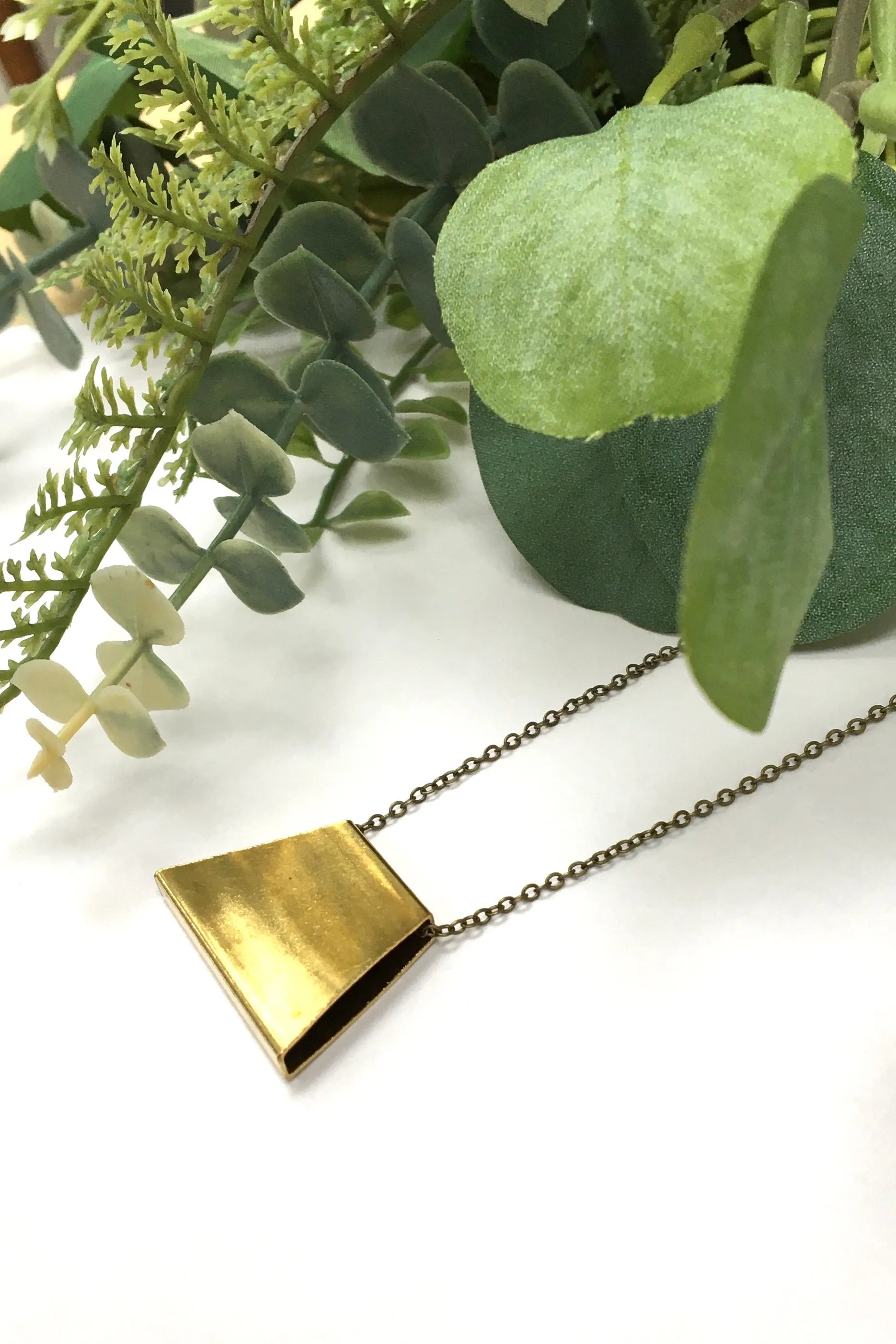 Chunky Brass Necklace