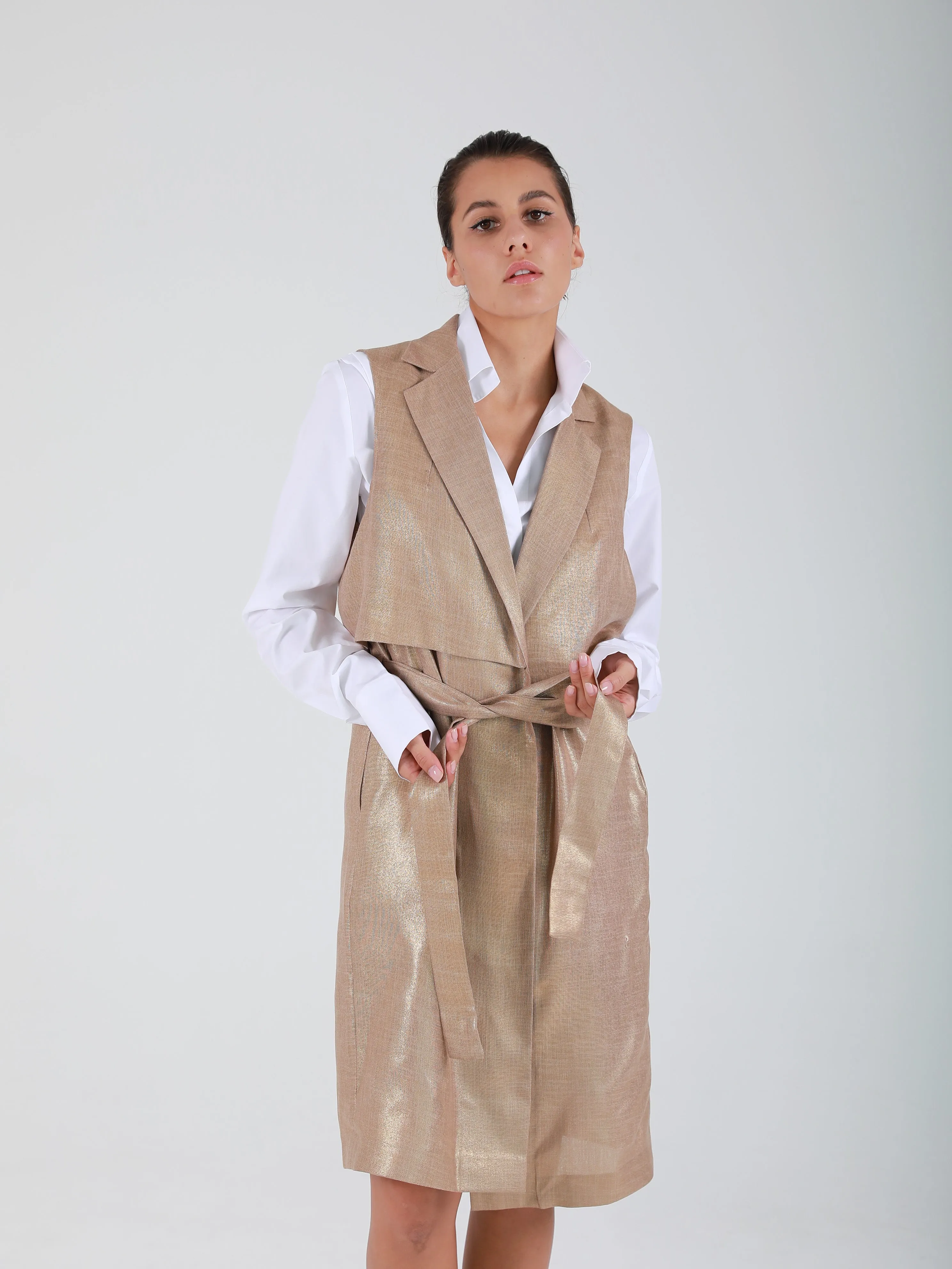 Classic Belted Waistcoat