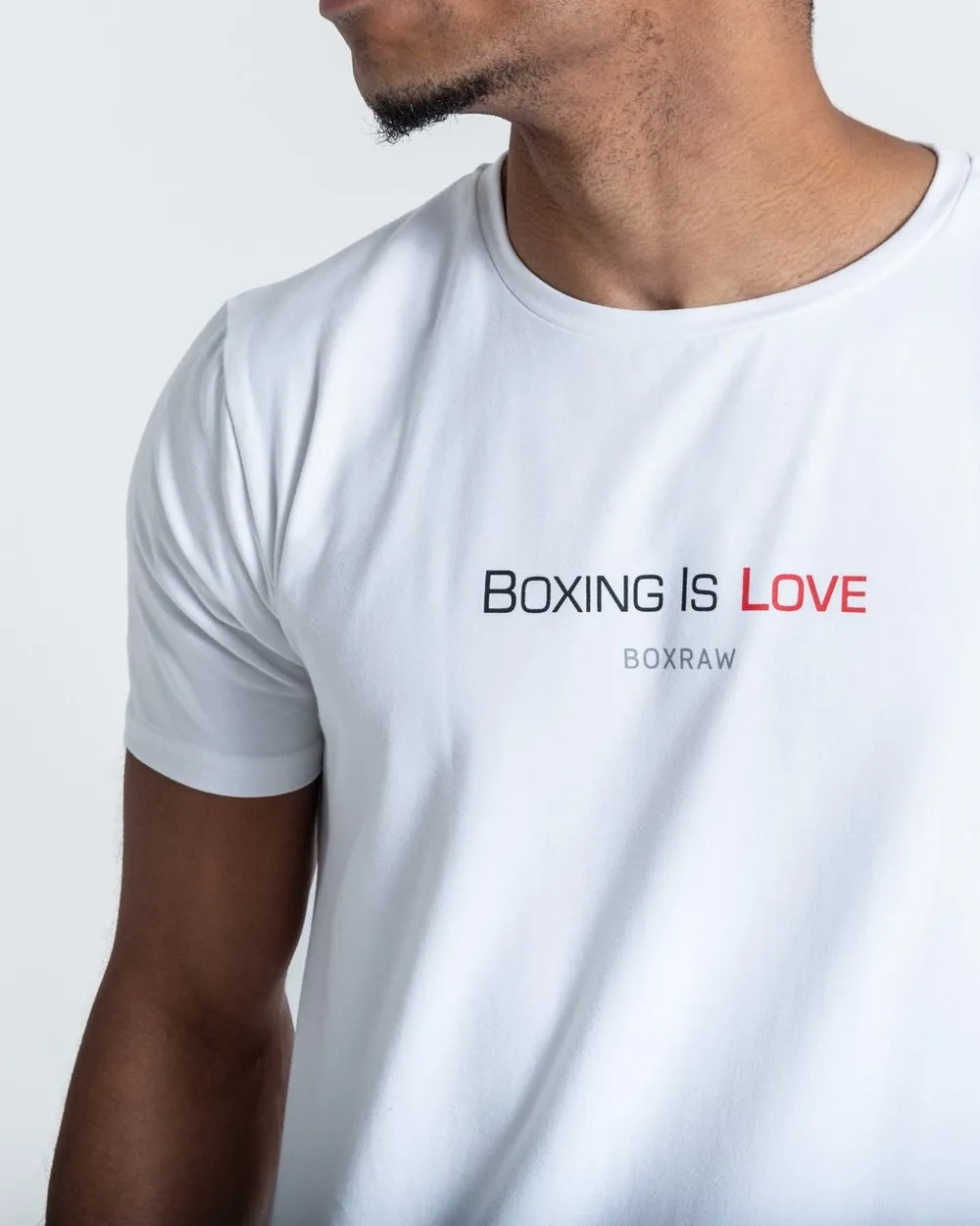 CLASSIC BOXING IS LOVE T-SHIRT - WHITE