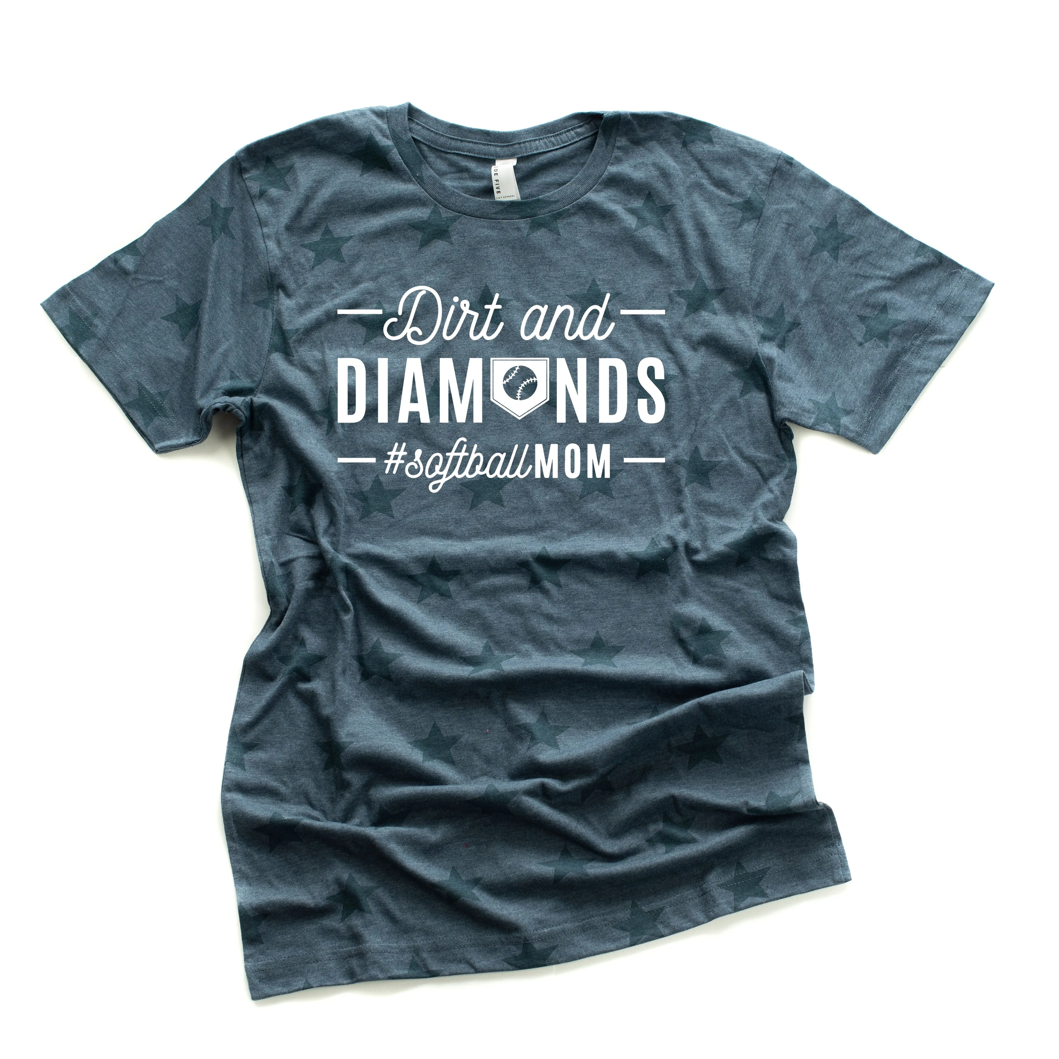 Dirt and Diamonds - Softball Mom - Unisex STAR Tee