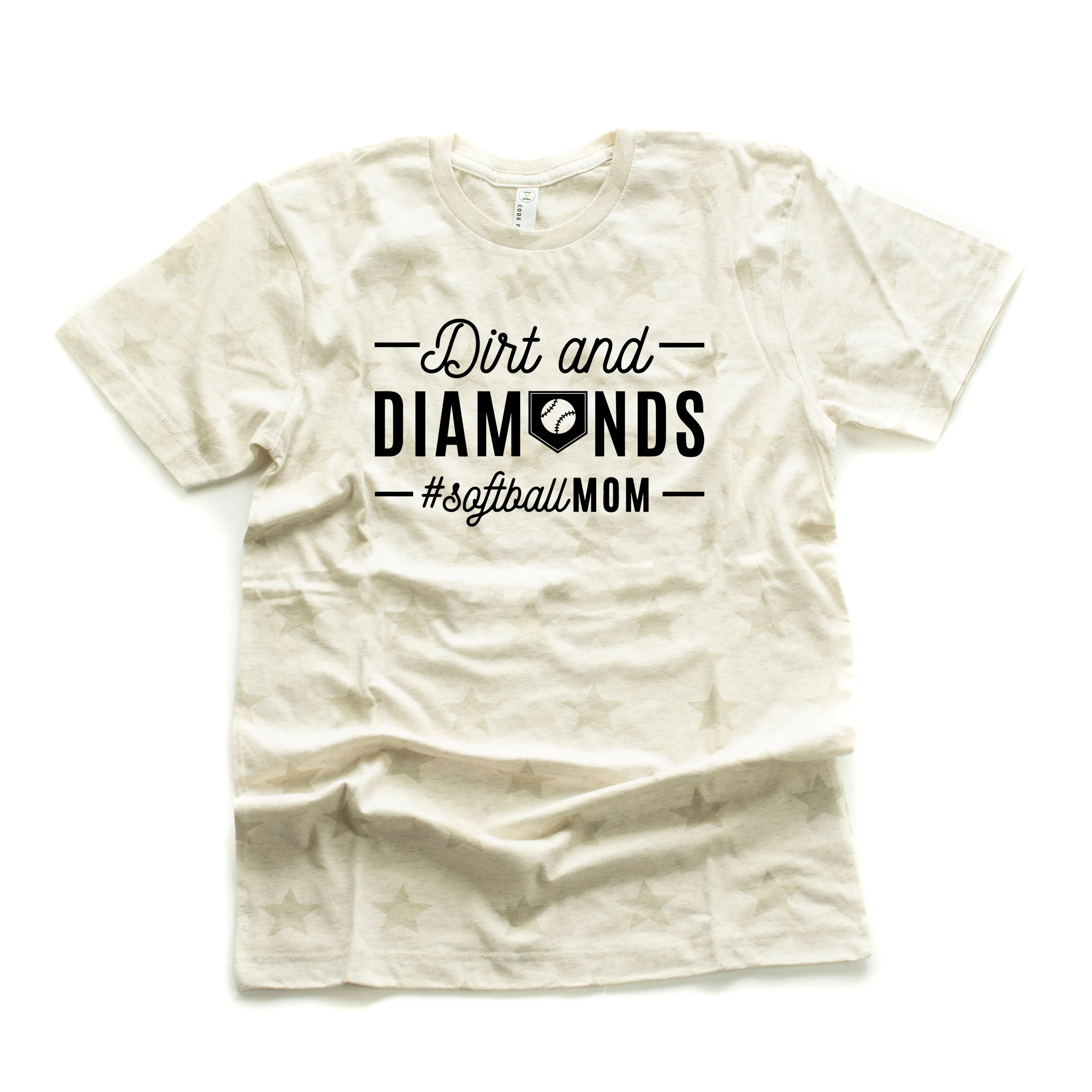 Dirt and Diamonds - Softball Mom - Unisex STAR Tee