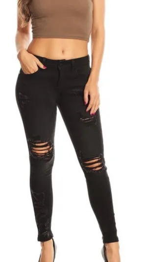 Distressed Skinny Jeans