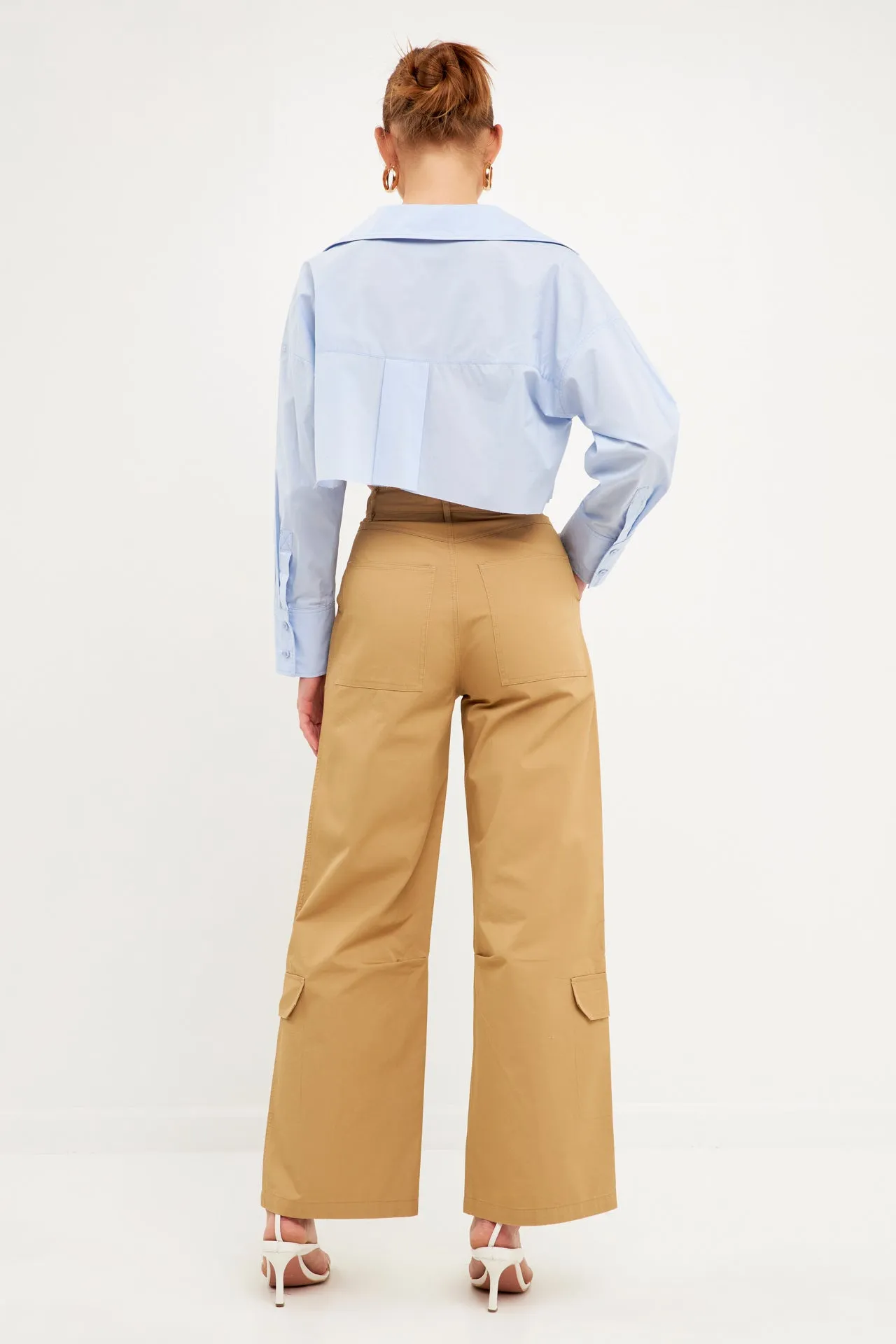 English Factory - Wide Leg Cargo Pants - Final sale