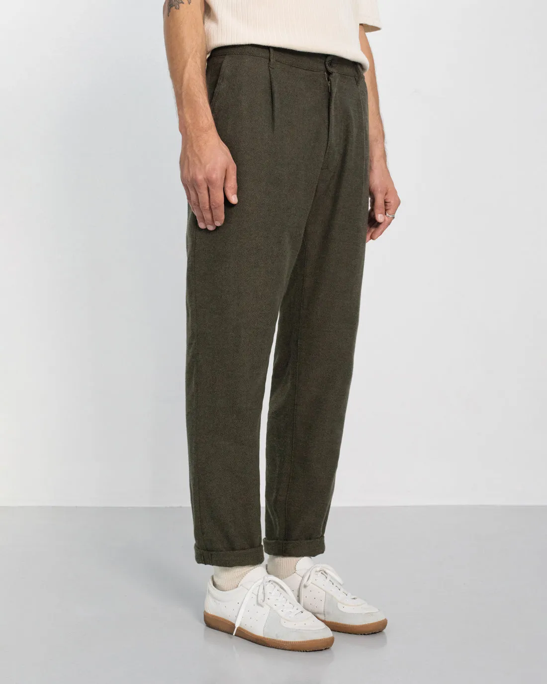 Everyday Flannel Pant Moss Green