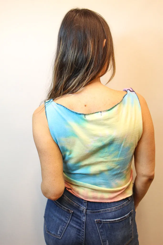 Grateful Dead Scoop Neck Double Stitch Crop