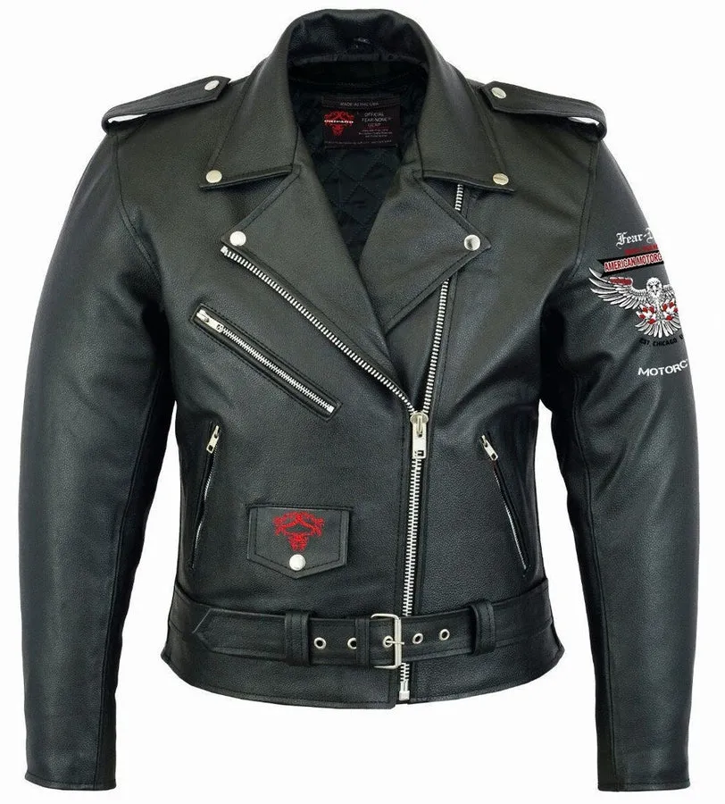 Heavy Duty Rider Leather Highway Jacket