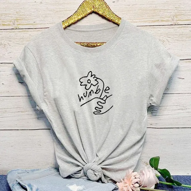 Humble Flower Christian Statement Shirt