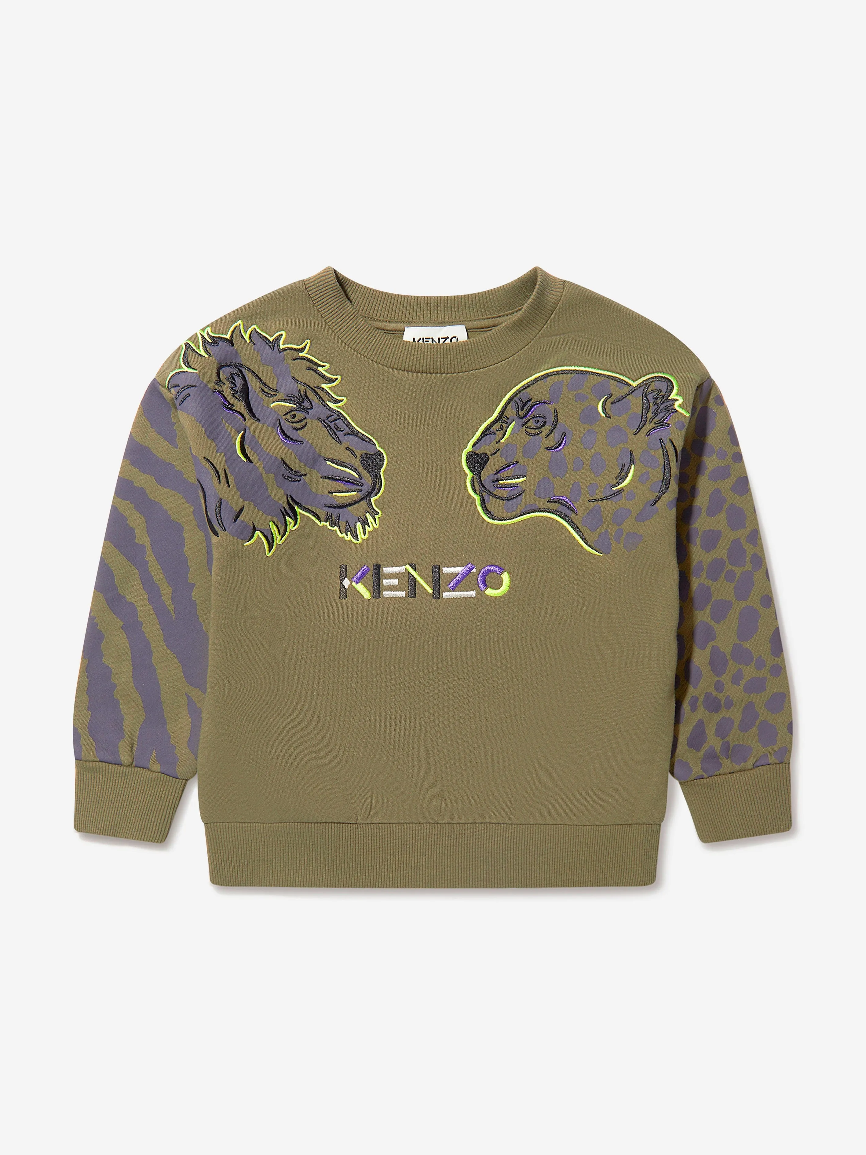 KENZO Boys Tiger And Friends Sweatshirt