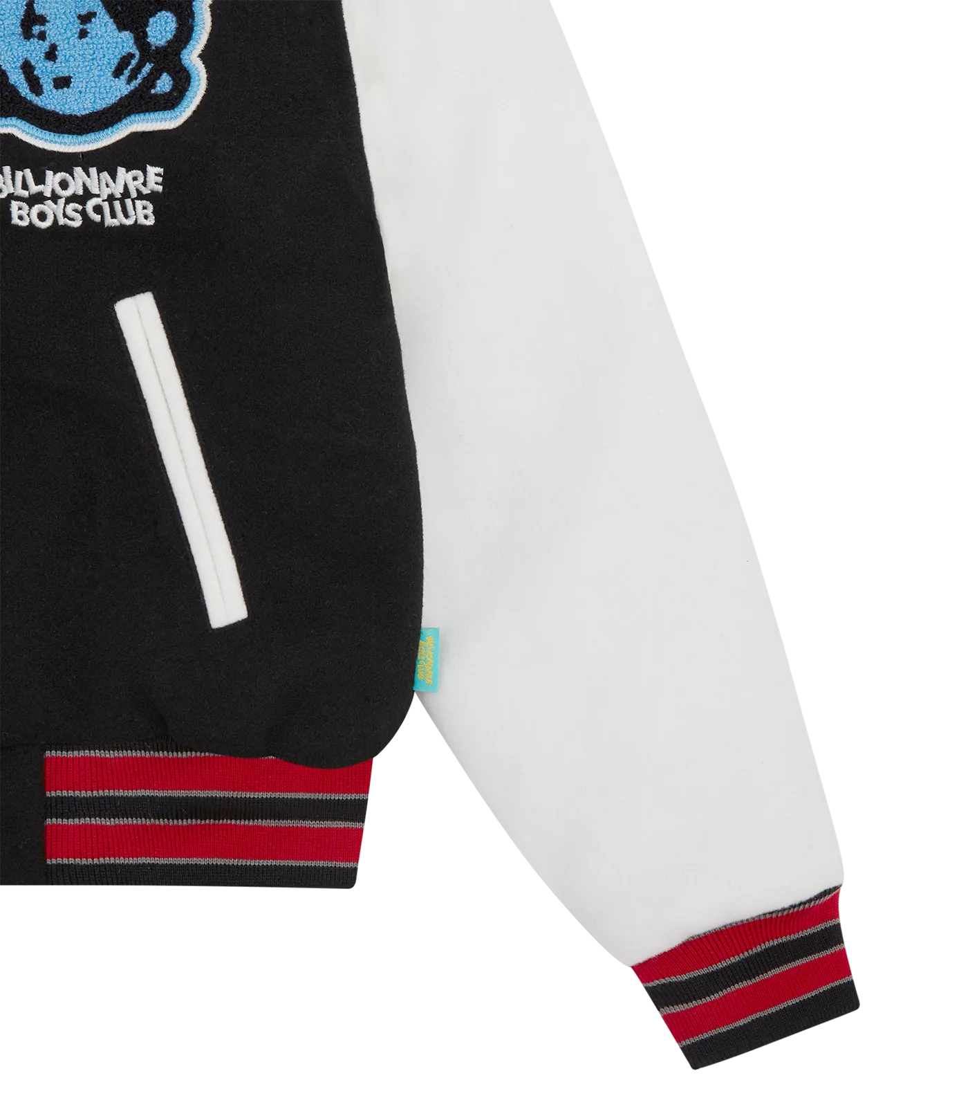 KIDS ASTRO VARSITY JACKET - BLACK