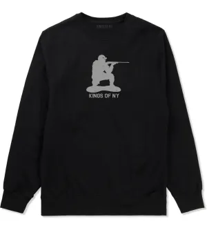 Kings Of NY Green Army Men Crewneck Sweatshirt