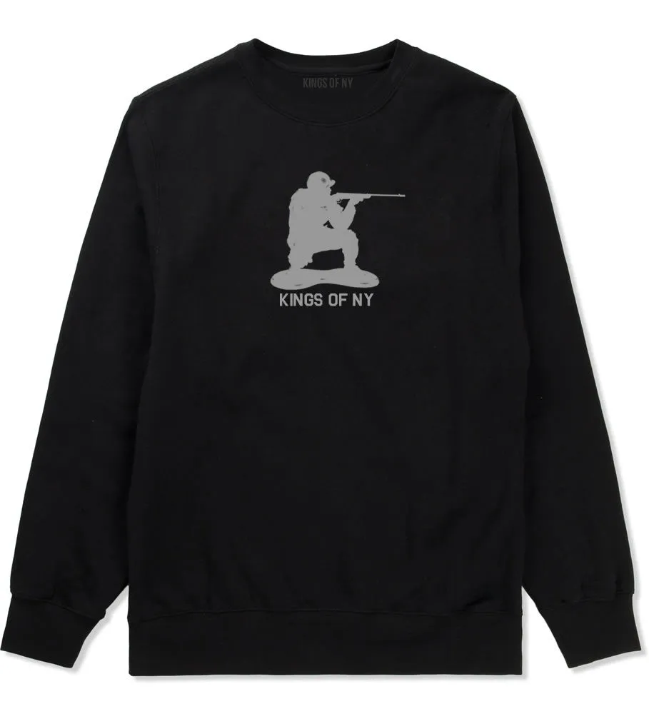 Kings Of NY Green Army Men Crewneck Sweatshirt