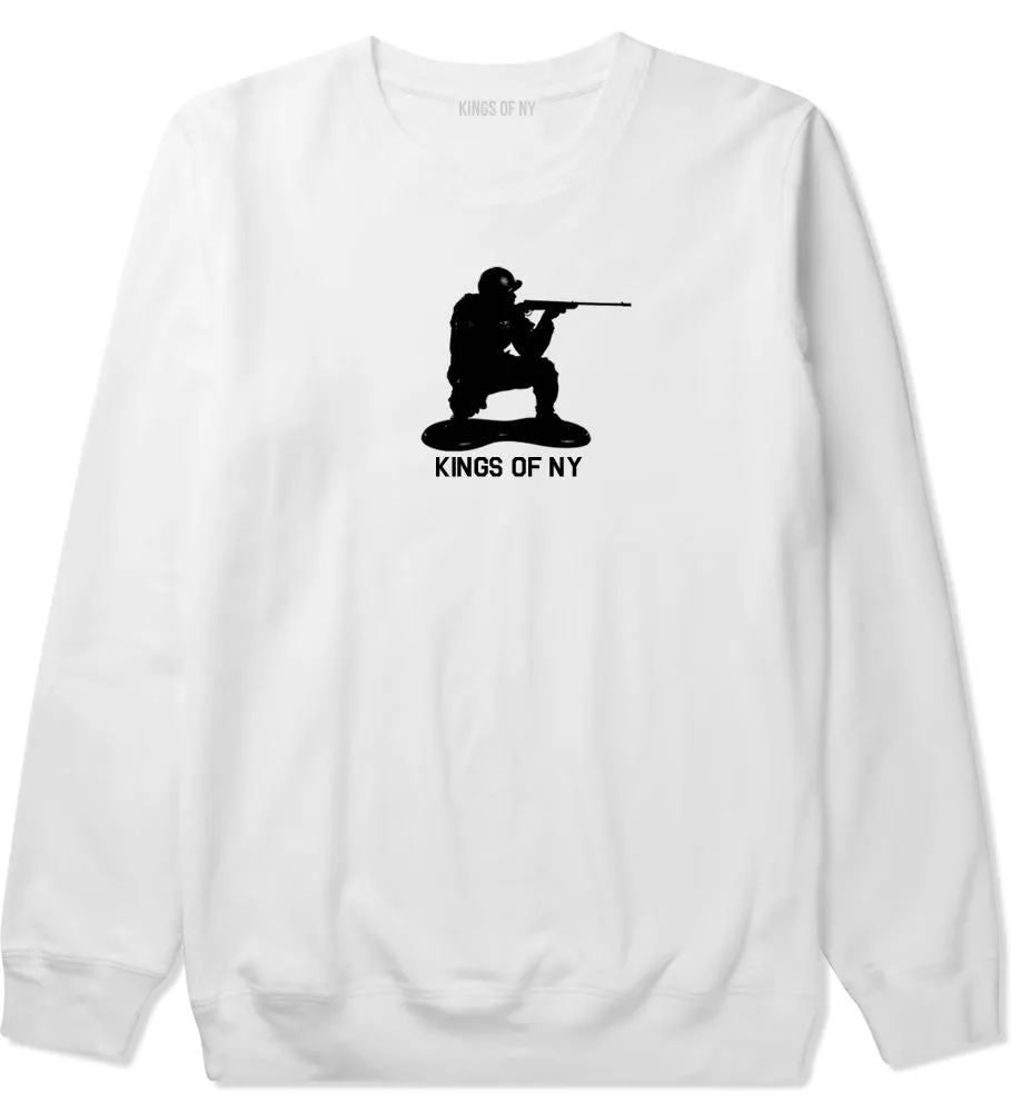 Kings Of NY Green Army Men Crewneck Sweatshirt