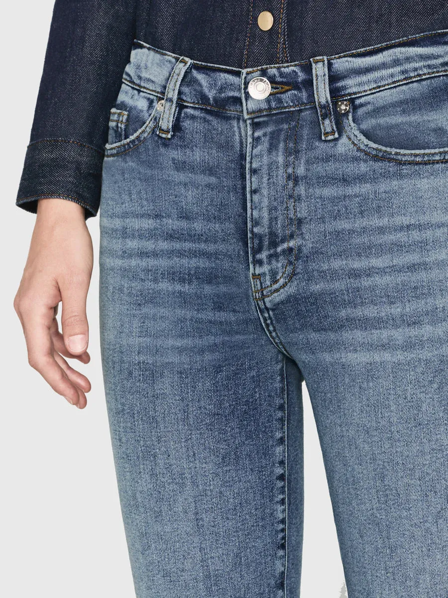 Le Easy Flare Raw Hem Jeans