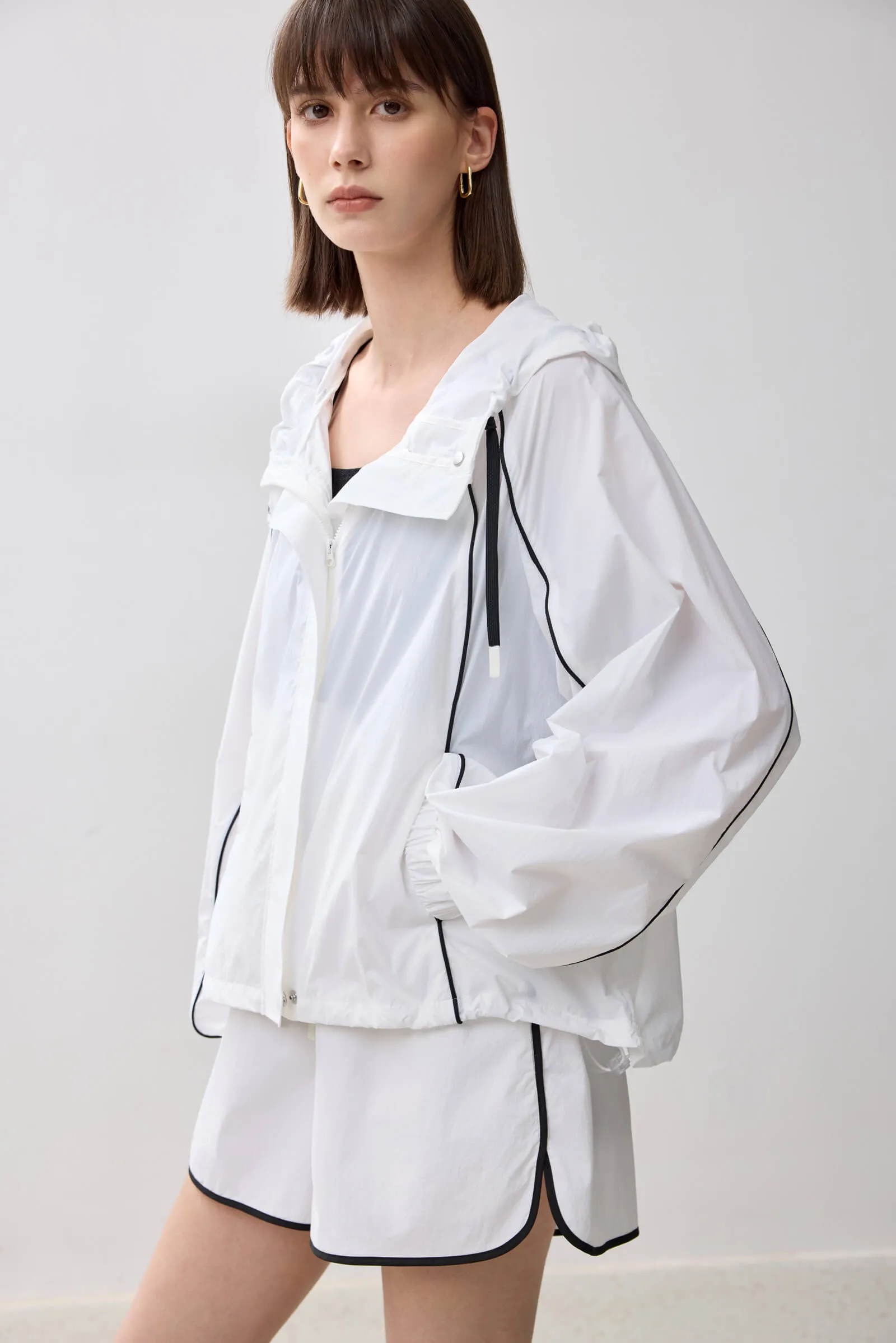 LILY Sporty Hooded Light Jacket