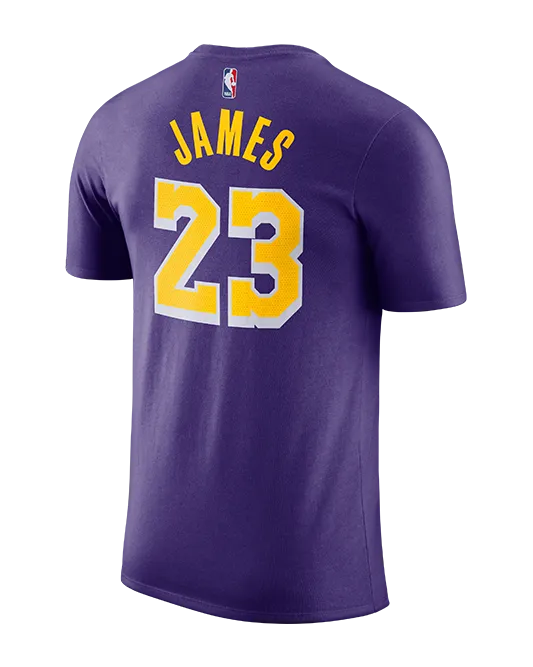 Los Angeles Lakers LeBron James Statement Edition Player T-Shirt