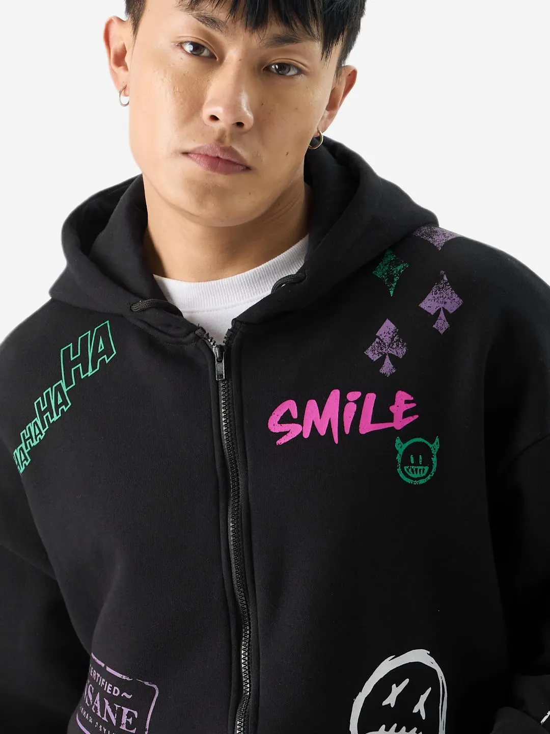 Men and Boys latest Neck Zipper Hoodies (2024-25)