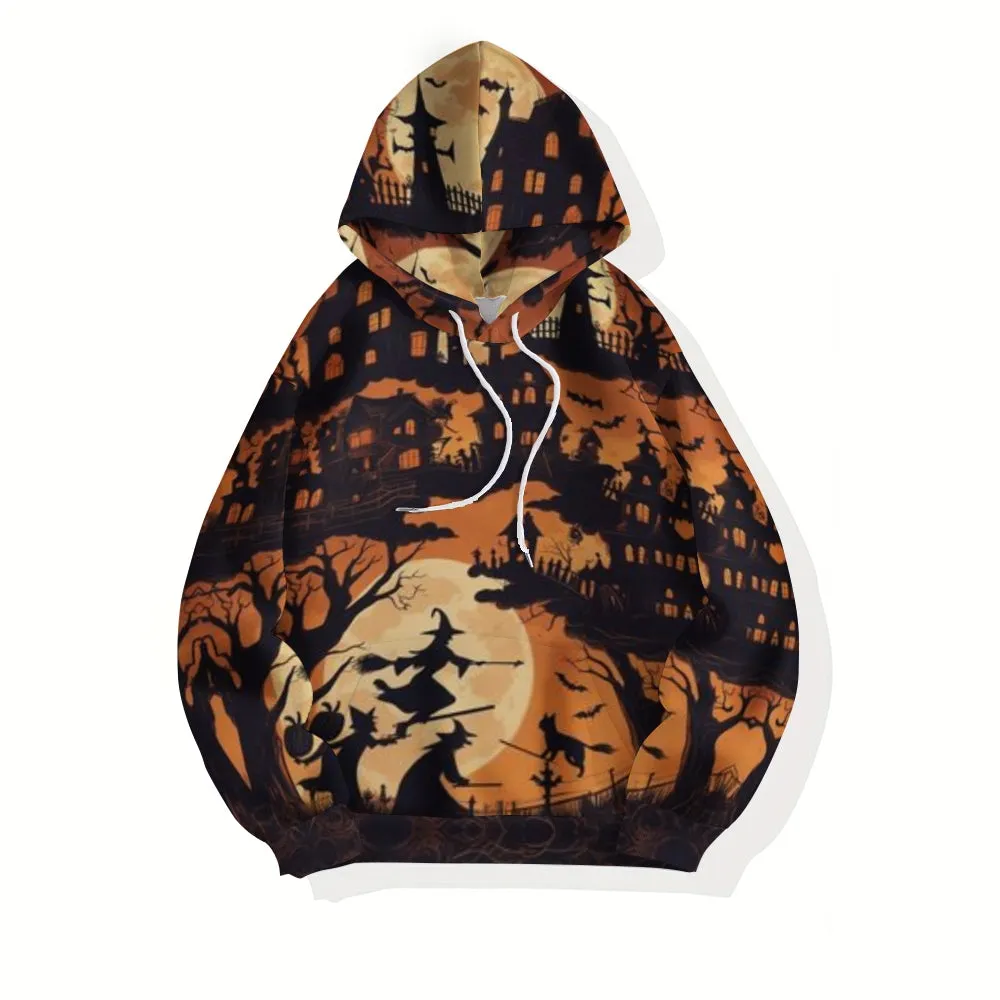 Mens Halloween Mystery Night 3D Print Hoodies