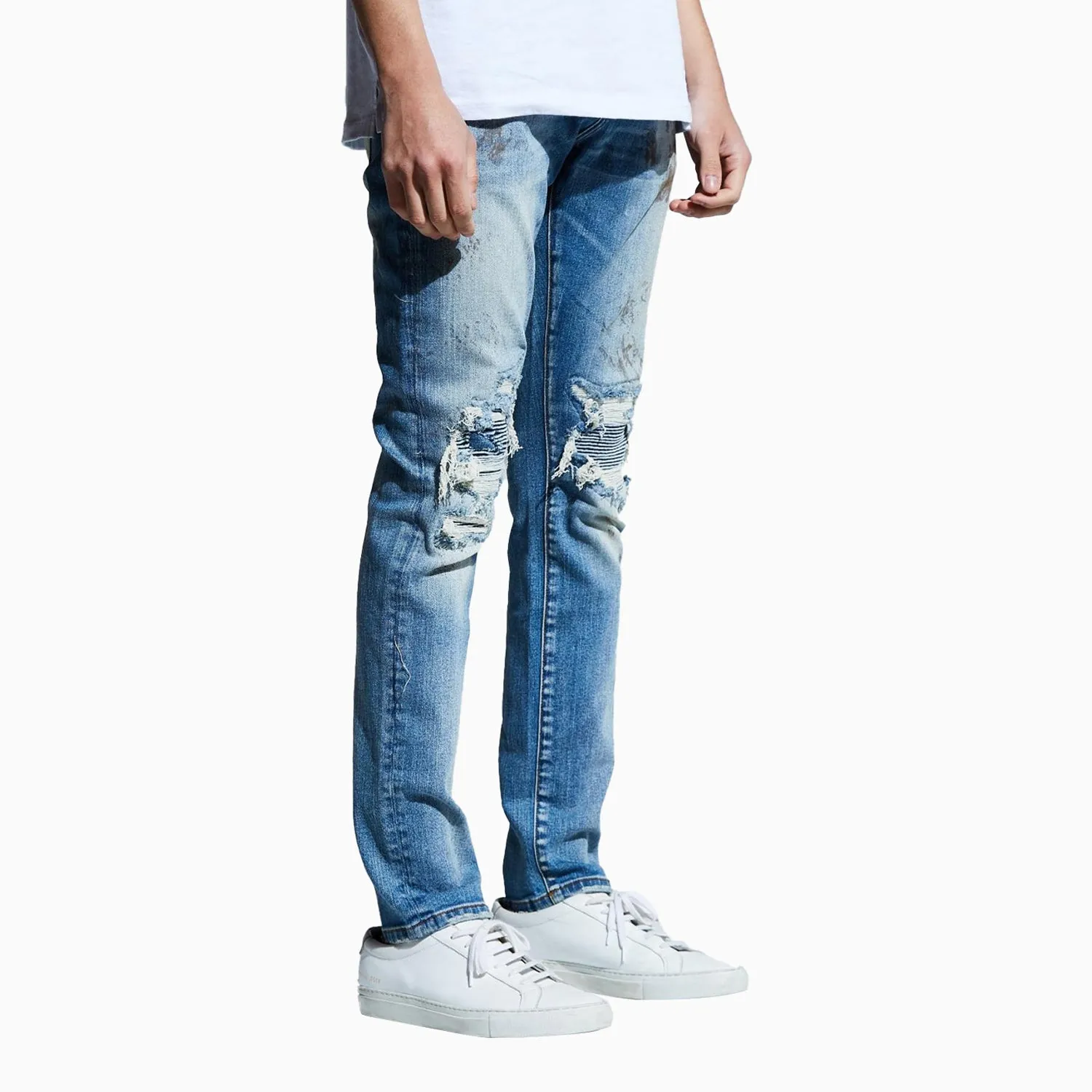 Mens Jennings Rip And Repair Denim Pant