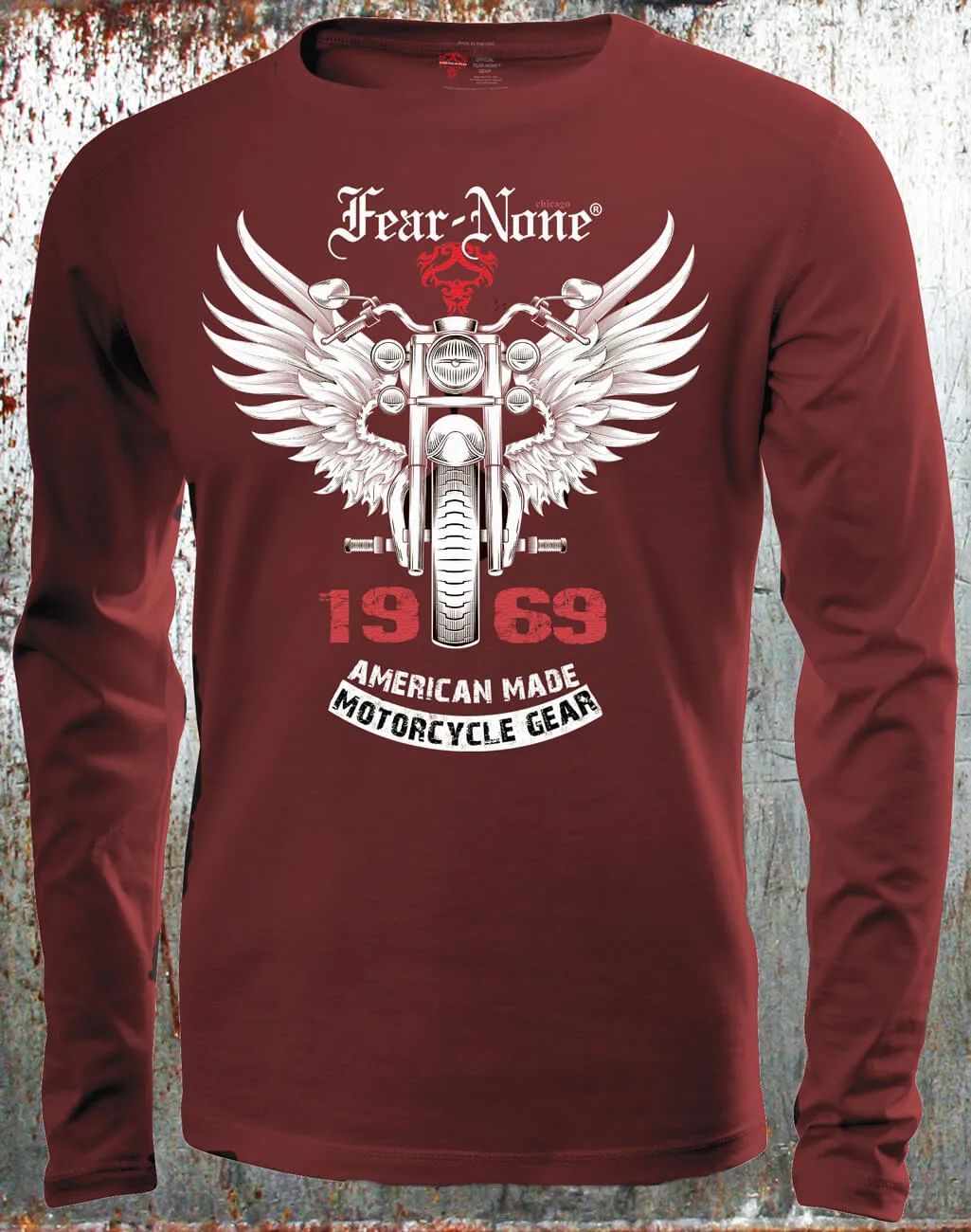 Men's "1969 Silver Wings" RED Front Rider