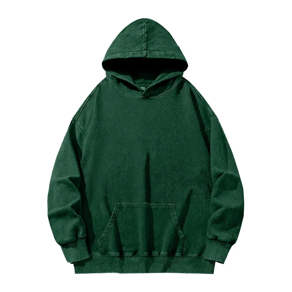 Mens Vintage Green Skeleton Graphic Hoodies