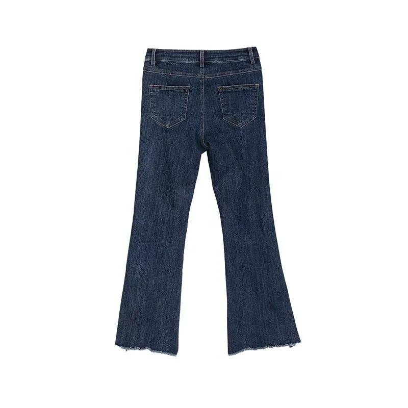 Midnight Blue Boot Cut Jeans