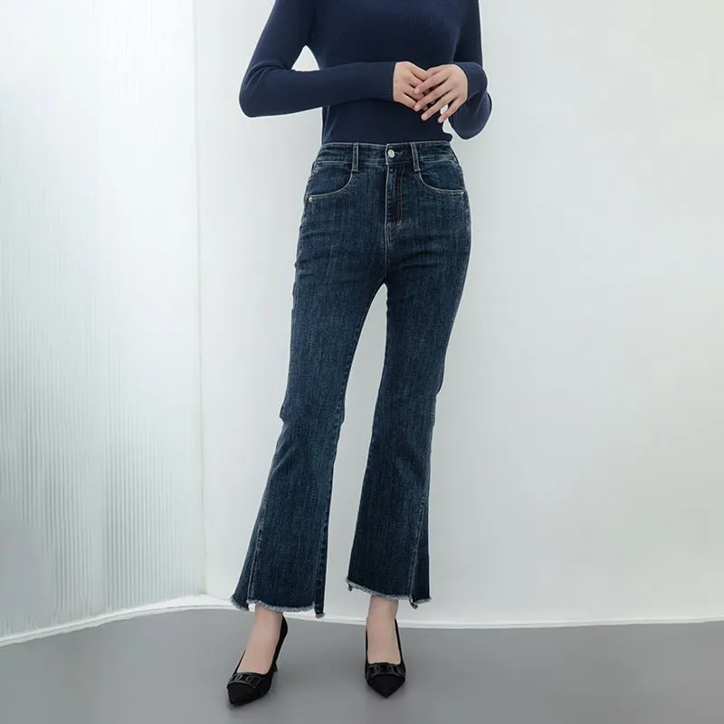 Midnight Blue Boot Cut Jeans