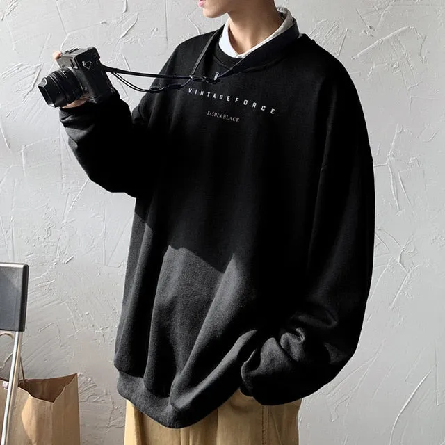 Privathinker Spring Men Casual Sweatshirts Harajuku 1997 Printed Men Oversized Hoodies Korean Man Casual Loose Pullovers