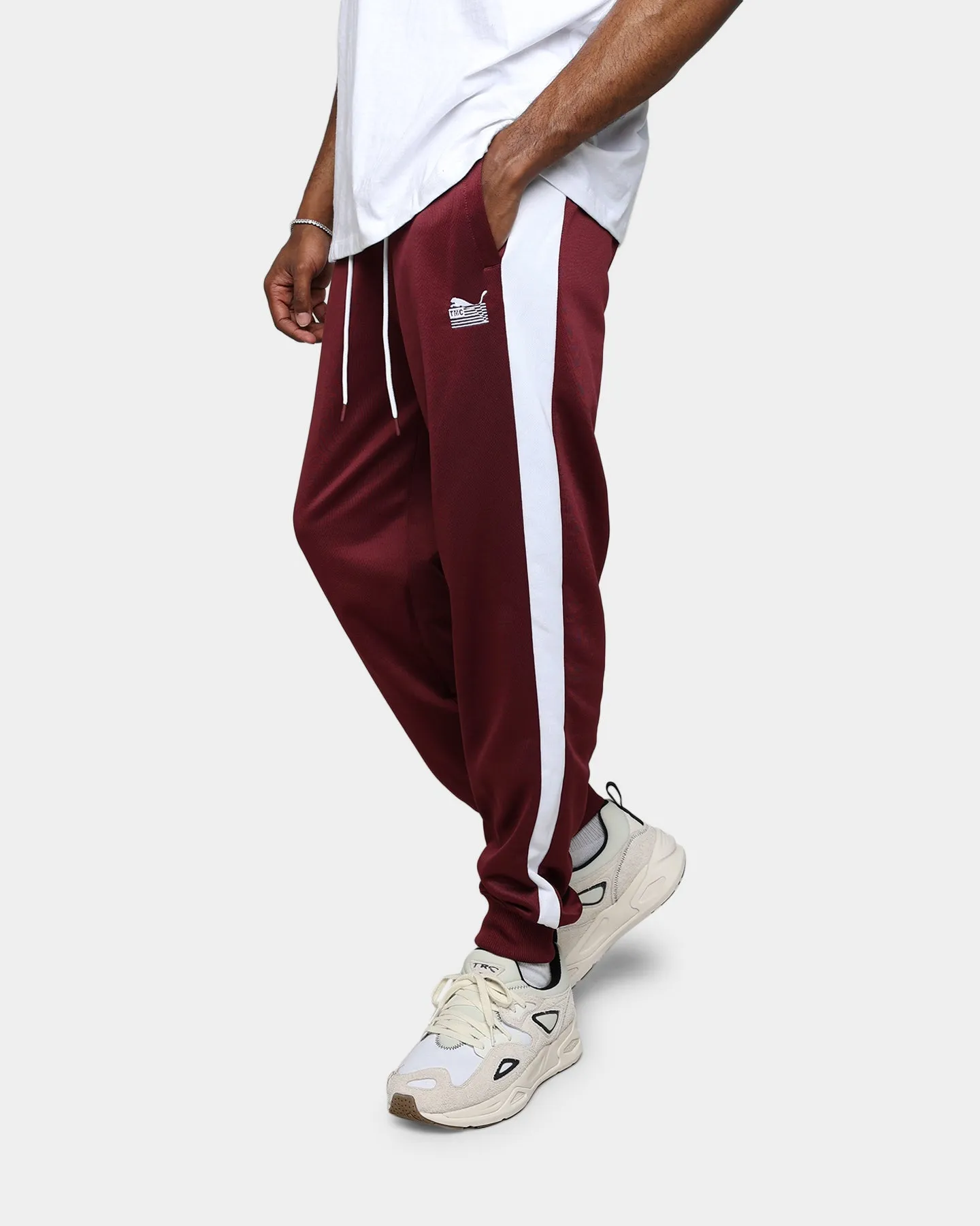 Puma X TMC Hussle T7 Pants Burgundy