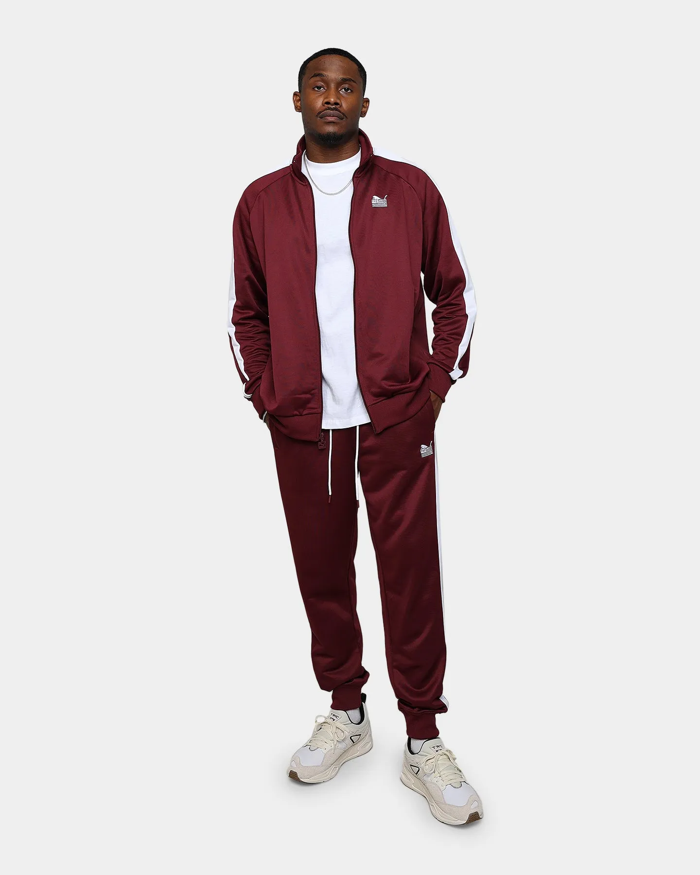 Puma X TMC Hussle T7 Pants Burgundy