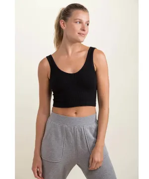 Reset Day Ribbed Crop Tank