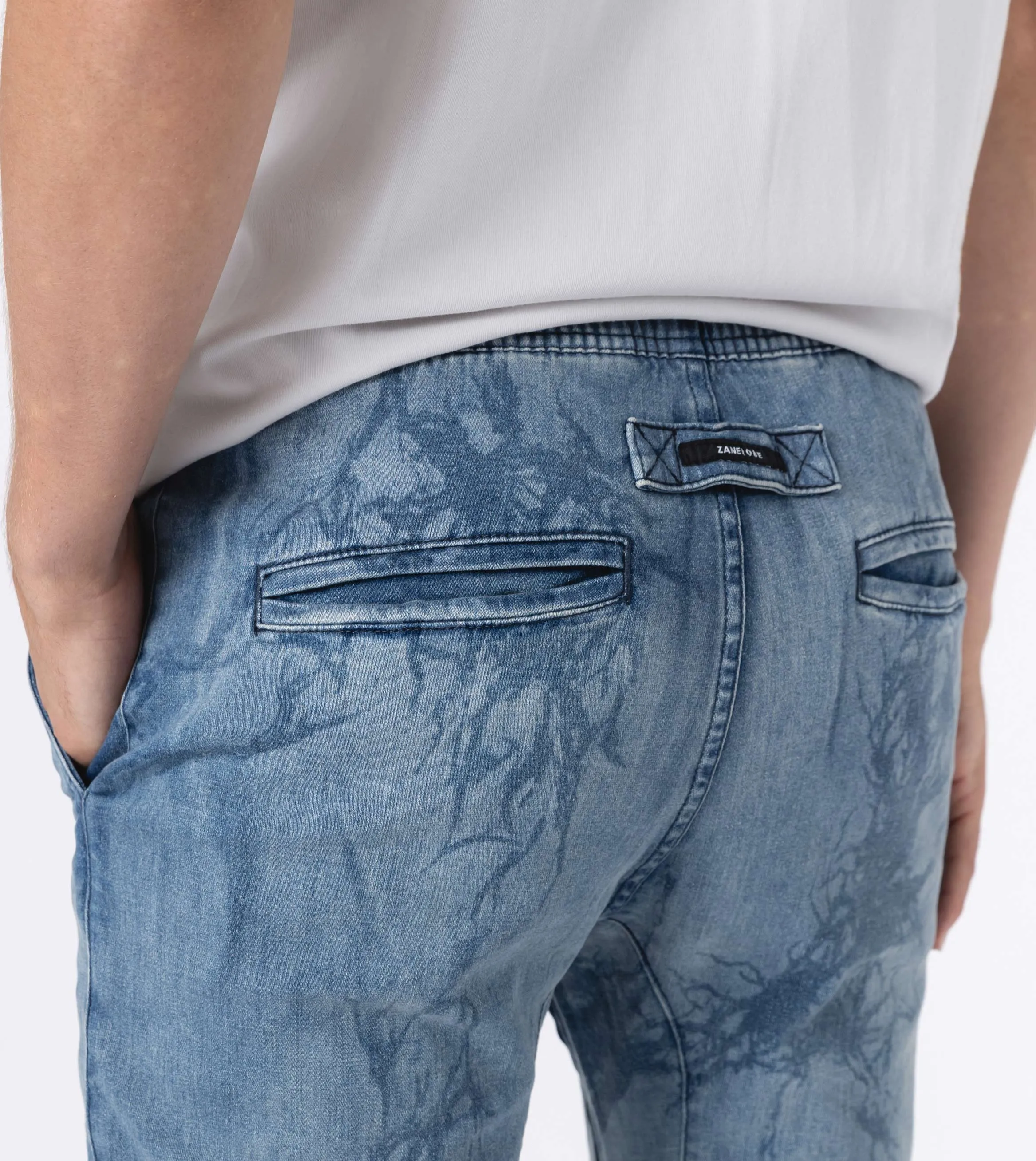 Sureshot Denim Jogger Blue Marble