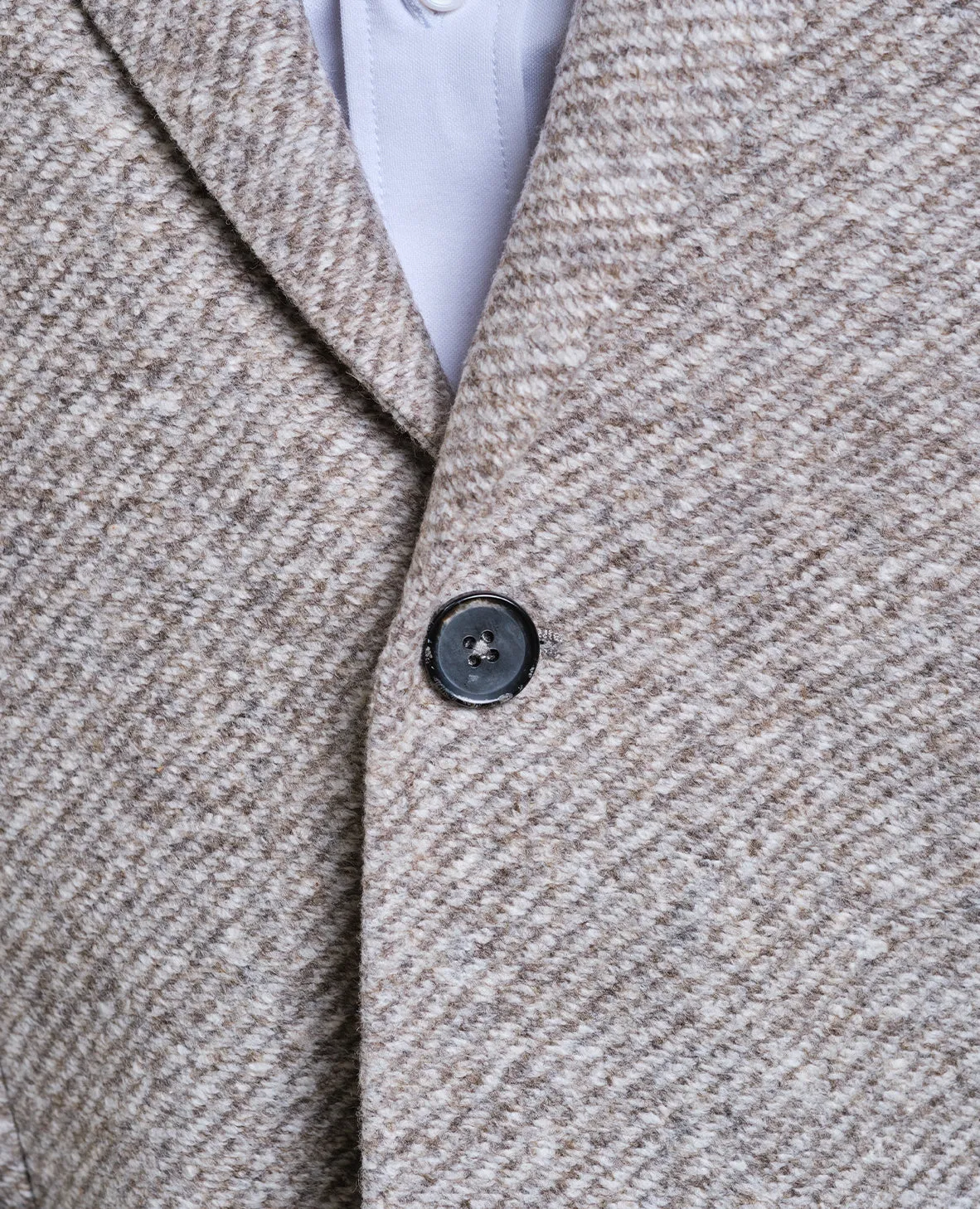 The LBM - Twill Jersey Knit Soft Jacket - Taupe