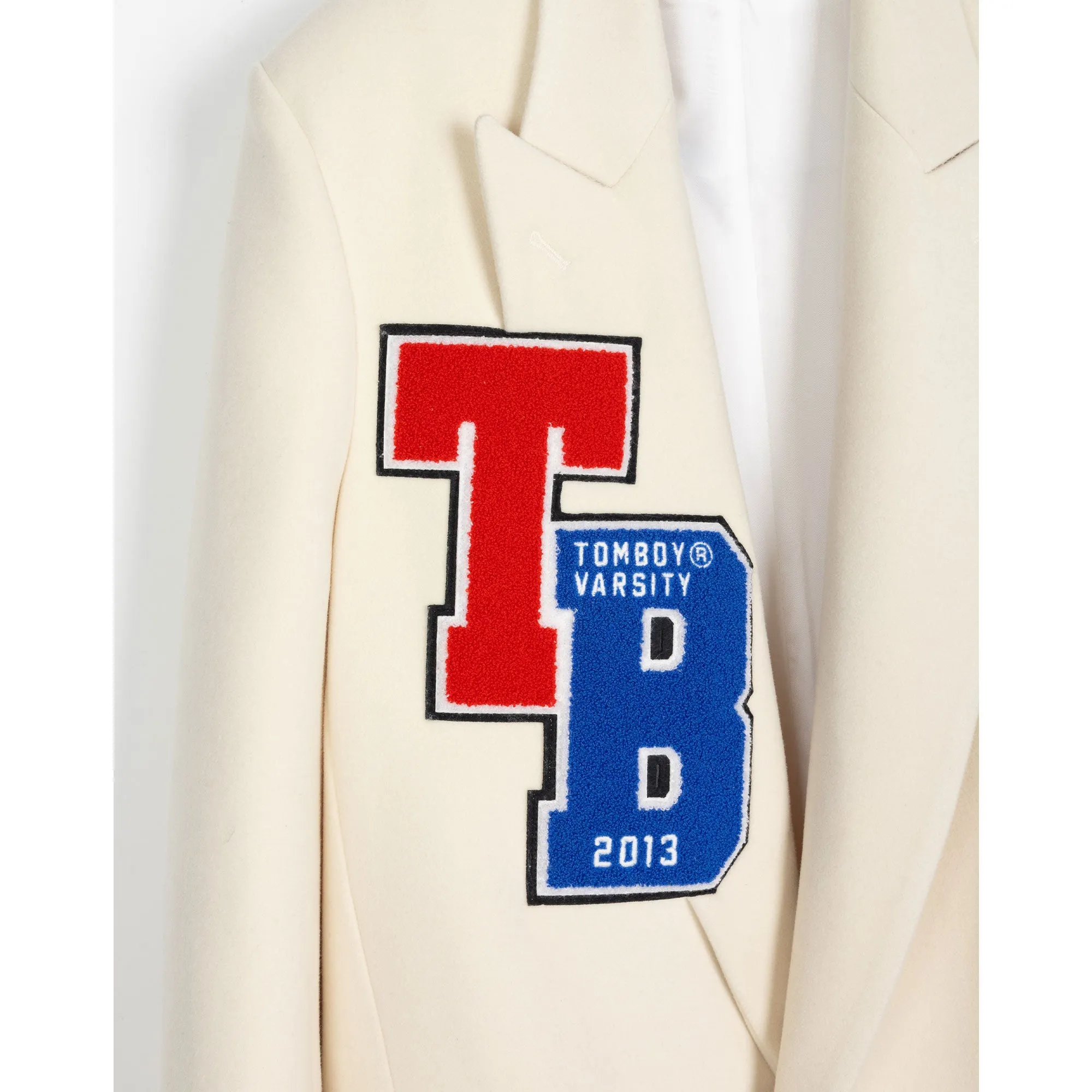 VARSITY IVORY COAT