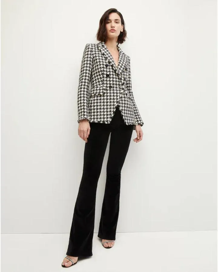 Veronica Beard Miller Houndstooth Dickey Jacket