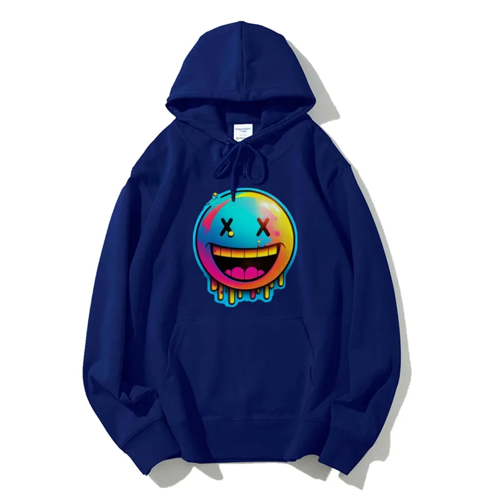 Women Cute Smile Face Graphic Hoodies